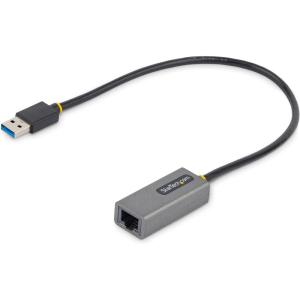 StarTech.com Adaptateur USB 3.0 vers Gigabit Ethernet – Convertisseur Réseau 10/100/1000 NIC – Adaptateur Réseau USB vers RJ45 pour PC Portables et de Bureau – Alimenté par Bus USB (USB31000S)(Space Gray)
