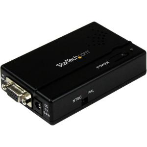StarTech.com Adaptateur VGA vers Composite ou S-Video – Convertisseur VGA haute résolution (VGA2VID)