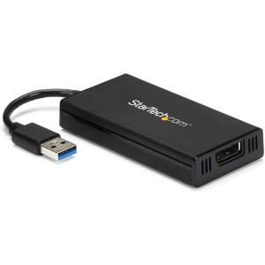 StarTech.com Adaptateur Vidéo Multi-écrans USB 3.0 vers DisplayPort 4K – Carte Graphique Externe Certifié DisplayLink – Ultra HD 4K (USB32DP4K)