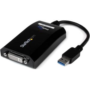 StarTech.com Adaptateur vidéo multi-écrans USB 3.0 vers DisplayPort – Carte graphique externe – M/F – 2560×1600 (USB32DPPRO)(USB 3.0)