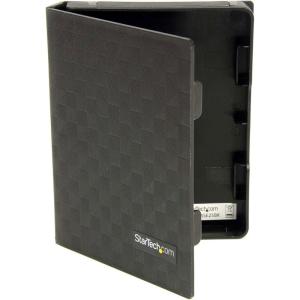 StarTech.com Boîte de protection antistatique pour disque dur 2.5 pouces – Noir – 3 Pièces – 9.5mm et 12.5mm (HDDCASE25BK)(Disque 2 5&Prime;)