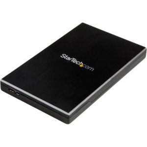 StarTech.com Boîtier USB 3.0 antichoc pour disque dur SATA 6Gb/s de 2,5&Prime; – Boîtier HDD / SSD robuste avec UASP (S251BRU33)(9 5 mm)