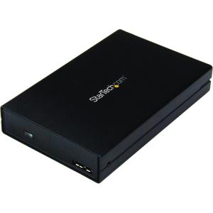 StarTech.com Boîtier USB 3.0 antichoc pour disque dur SATA 6Gb/s de 2,5&Prime; – Boîtier HDD / SSD robuste avec UASP (S251BRU33)(Jusqu&rsquo;à 15 mm)