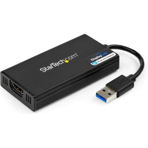 StarTech.com Carte graphique externe USB 3.0 vers HDMI – Adaptateur Graphique Vidéo Double Écran/Multi-écrans Externe USB 3.0 vers HDMI pour Mac et PC – Certifié DisplayLink – HD 1080p (USB32HDPRO)(4K 30Hz | DisplayLink | Windows & Mac)