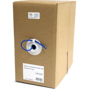 StarTech.com Câble Ethernet Cat 5e en Vrac – 304,8 m – Solide – Classé CMR – Bleu – Conforme TAA(Bleu)