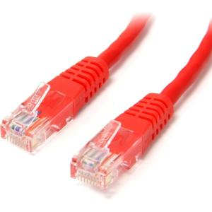 StarTech.com Câble Ethernet Cat5e – 1,8 m – Rouge – Câble patch – Câble Cat5e moulé – Câble réseau court – Cordon Ethernet – Câble Cat 5e – 1,8 m (M45PATCH6RD)(Rouge)