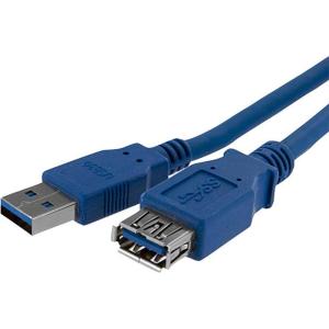 StarTech.com Câble d&rsquo;extension bleu SuperSpeed USB 3.0 A vers A 1 m – M/F (USB3SEXT1M)(Bleu)