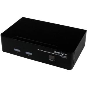 StarTech.com Commutateur KVM 2 Ports DisplayPort, USB et Audio – Switch KVM – 2560×1600 (SV231DPUA)