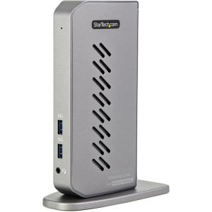 StarTech.com Dock USB-C USB-A – Station d&rsquo;accueil USB 3.0 Hybride Universelle pour PC Portable USB-C ou USB-A – Double Écran 4K 60Hz HDMI/DisplayPort – 6X USB-A, GbE – USB 3.1 Gen 1 – Windows/Mac