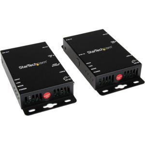 StarTech.com Extendeur HDBaseT HDMI via Cat5 – RS232 – IR – Ultra HD 4K – Étendeur HDMI – Transmetteur et récepteur – 100 m (ST121UTPHD2)(Rallonge HDMI de 330 pieds avec infrarouge et série)