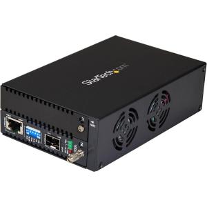 StarTech.com Module Convertisseur RJ45 Gigabit Ethernet sur Fibre Optique avec SFP Ouvert – 1000Mbps (ET91000SFP2C)(10 Gigabit LC)