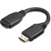Rallonge pour câble HDMI de 15 cm – Cordon d&rsquo;extension HDMI Haute Vitesse Compatible 4K 60 Hz – Mâle vers Femelle (HD2MF6INL)(6in / 15 cm)