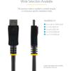 StarTech 6.6ft DisplayPort Cable w/Latches – Noir