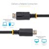 StarTech 6.6ft DisplayPort Cable w/Latches – Noir