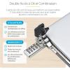 StarTech.com 10-Pack Dual-Access Laptop Lock, 6.5ft (2m) Keyed Alike and Combination Security Cable Lock for K-Slot Devices
