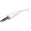StarTech.com Adaptateur pour casque avec prises pour écouteur et microphone séparées – Mini-Jack 3,5mm 1x (M) 2x (F) – Noir (MUYHSMFF)(Adapter)
