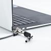 StarTech.com Câble Antivol PC Compatible avec Noble Wedge de 2m – Câble de Sécurité avec Verrou à Clé, Câble Antivol pour Ordinateur Portable Dell XPS/Latitude/2-in-1 (NBLWK-Laptop-Lock)(Nobel Wedge)