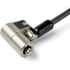StarTech.com Câble de Verrouillage à clé de 2 m pour Ordinateur Portable – K-Slot, Nano, Wedge Slot(2 clés)