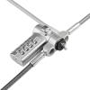 StarTech.com Câble de Verrouillage à clé de 2 m pour Ordinateur Portable – K-Slot, Nano, Wedge Slot(Combinaison réinitialisable)