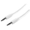 StarTech.com Câble slim audio stéréo de 3,5 mm (M/M) – 4,6 m – Connecteurs plaqués en or – Noir (MU15MMS)(10 ft/3 m)