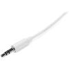 StarTech.com Câble slim audio stéréo de 3,5 mm (M/M) – 4,6 m – Connecteurs plaqués en or – Noir (MU15MMS)(10 ft/3 m)