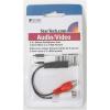 StarTech.com Câble slim audio stéréo de 3,5 mm (M/M) – 4,6 m – Connecteurs plaqués en or – Noir (MU15MMS)(6&Prime;)