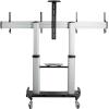 StarTech.com Chariot TV pour écran de 32 po à 75 po – Réglage de la hauteur sans effort (STNDMTV70)(Dual TV)