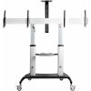 StarTech.com Chariot TV pour écran de 32 po à 75 po – Réglage de la hauteur sans effort (STNDMTV70)(Dual TV)