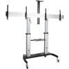 StarTech.com Chariot TV pour écran de 32 po à 75 po – Réglage de la hauteur sans effort (STNDMTV70)(Dual TV)