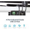 StarTech.com Hub USB 3.0 industriel à 10 ports avec protection contre surtensions / ESD (DES) (ST1030USBM)(4 ports)