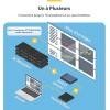 StarTech.com Kit extendeur HDMI via IP – Vidéo sur IP – Extender HDMI – Prolongateur HDMI avec support mur vidéo – 4K 30 Hz (ST12MHDLAN4K)