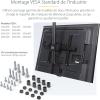 StarTech.com PROJCEILMNT2 Support plafond universel pour vidéoprojecteur – Extension jusqu&rsquo;à 57,6 cm – Poids maximal 15,1 kg(41.7&Prime;-61.4&Prime;)