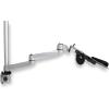 StarTech.com Poste de Travail Ergonomique pour Montage Mural – Bras Articulé Ergonomique pour Écran – Réglable en Hauteur & Plateau pour Clavier Rembourré – Écran 34&Prime; VESA