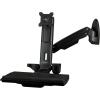 StarTech.com Support de bureau debout mural pour écran à fixation VESA jusqu&rsquo;à 24&Prime; et 8 kg – Bras articulé pour moniteur (WALLSTS1)(Moniteur simple)