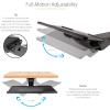 StarTech.com Support pour clavier informatique sous-bureau – Tiroir pour clavier adjustable – Plateau / tablette clavier (KBTRAYADJ)(Mouvement complet)