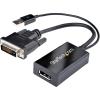 StarTech.com Adaptateur DVI vers DisplayPort – Alimentation USB – 1920 x 1200 – Convertisseur DVI vers DisplayPort – Adaptateur Vidéo – DVI-D vers DP (DVI2DP2)(DVI vers DisplayPort)