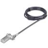 StarTech.com Câble de Verrouillage à clé de 2 m pour Ordinateur Portable – K-Slot, Nano, Wedge Slot(Combinaison réinitialisable)