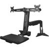 StarTech.com Support de bureau debout pour écran, clavier et souris (ARMSTSCP1)(1ms/HDMIx2/DP/HDR/haut-parleurs)