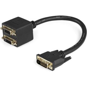 StarTech 1 feet DVI-D to 2x DVI-D Digital Video Splitter Cable – M/F(DVI-D vers DVI-D 2x)