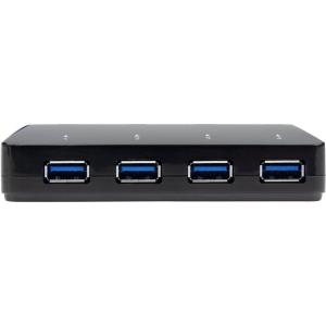 StarTech.COM Hub USB 3.0 à 10 Ports avec Ports de Charge et synchronisation – 2X 1,5 A (ST103008U2C)(Noir)