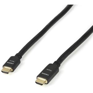StarTech.com 20m Câble HDMI actif – Câble HDMI 4K Haut Débit avec Ethernet – certifié CL2 pour Installation Murale – 4K 30Hz – Cordon HDMI 1.4 – Pour Moniteur HDMI, Projecteur, TV, Écran (HDMM20MA)(Taille des fils AWG: 28)