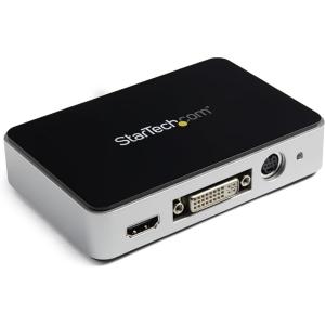 StarTech.com Boîtier d&rsquo;acquisition vidéo HD USB 3.0 – Enregistreur vidéo HDMI / DVI / VGA / Composant – 1080p – 60fps (USB3HDCAP)(HDMI/DVI/VGA/Composante (1080p60))