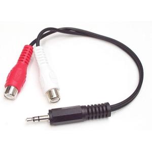 StarTech.com Câble slim audio stéréo de 3,5 mm (M/M) – 4,6 m – Connecteurs plaqués en or – Noir (MU15MMS)(6&Prime;)