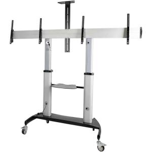 StarTech.com Chariot TV pour écran de 32 po à 75 po – Réglage de la hauteur sans effort (STNDMTV70)(Dual TV)