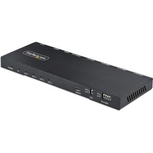 StarTech.com ST122HD20S Répartiteur HDMI à 2 ports – 4K 60 Hz – Scaler incorporé – Multiprise HDMI – Son surround 7.1(4 ports)