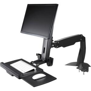 StarTech.com Support de bureau debout pour écran, clavier et souris (ARMSTSCP1)(Moniteur unique)