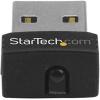 StarTech.com Mini adaptateur USB 2.0 réseau sans fil AC600 double bande – Clé USB WiFi 802.11ac 1T1R (USB433WACDB)(150 Mb/s N)