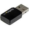 StarTech.com Mini adaptateur USB 2.0 réseau sans fil AC600 double bande – Clé USB WiFi 802.11ac 1T1R (USB433WACDB)(433 Mb/s AC)