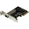 StarTech.com Carte réseau PCI Express à 1 port fibre optique Gigabit Ethernet Multimode SC – Adaptateur NIC PCIe GbE – 550m (PEX1000MMSC2)(10 Gigabit Ethernet (10000 Mb/s))