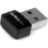 StarTech.com Mini adaptateur USB 2.0 réseau sans fil AC600 double bande – Clé USB WiFi 802.11ac 1T1R (USB433WACDB)(300 Mb/s N)